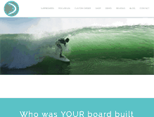 Tablet Screenshot of daveyskysurfboards.com